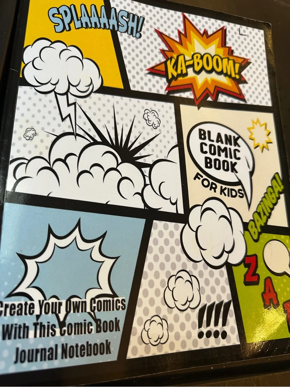 Blank Comic Book - Kids - Colorful Pop Art Creative Writing Homeschool READ DESC